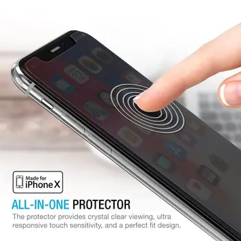IPhone 12/12 Pro/12 Pro Max XS Max XR 7 8 plus privātuma rūdīta stikla ekrāna aizsargs