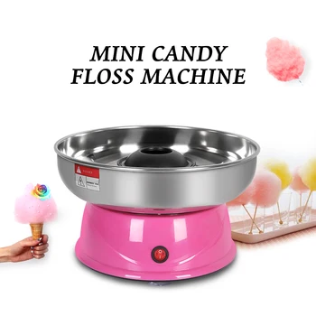 ITOP Kokvilnas Candy Mašīna Diegs Elektriskā Karnevāla Kokvilnas Cukura Maker Bērniem Plastmasas korpusu, Nerūsējošā Tērauda Bļoda