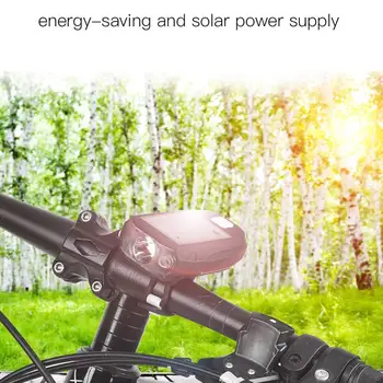 Icycle ņemot vērā Saules Enerģijas Uzlāde Lukturi Ūdensizturīgs Saprātīga Maiņa MTB Road Bike Velo Lukturu Piederumi