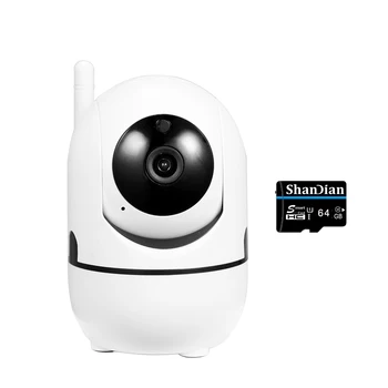 Iekštelpu Wifi Kameras Home Security HD 1080P Novērošanas IP Kameras Auto Izsekošana Cilvēku Tīkls, Bezvadu VIDEONOVĒROŠANAS Kameras YCC365