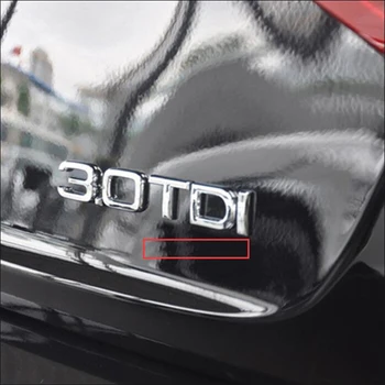 Ilgi Joslā, Emblēmas, Emblēmu Auto Stils Bagāžnieka 4 Riteņu Piedziņa, Logo, Uzlīme Audi A4 A6 Q3 Q5 Q7 Chrome Glancēts Melns Sudrabs Sarkans