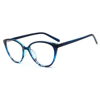 Imwete Cat-Eye Optisko Briļļu Vīriešiem Ziedu Drukāt Briļļu Rāmji Sieviešu Vintage Luksusa Briļļu Tendencēm Unisex Brilles