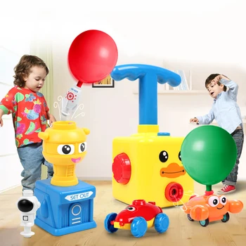 Inerces Balonu dzinēju Automašīnas Rotaļlietas Aerodinamika Inerces Spēku gaisa Balonu Palaišanas Torni, Rotaļlieta, Puzzle Fun Bērnu Izglītības Dāvanu