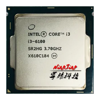Intel Core i3-6100 i3 6100 3.7 GHz Dual-Core Quad-Diegi 51W CPU Procesors LGA 1151