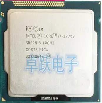 Intel Core i7-3770S i7 3770S Procesors cpu 65W LGA 1155 darba pareizi Darbvirsmas Procesors var strādāt