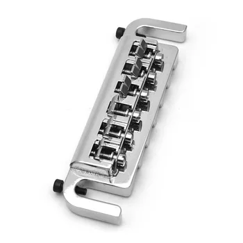 Intonatable Combo Ģitāras Tilts Tailpiece par Solid-body Elektriskā Ģitāra, Hroms/Melns