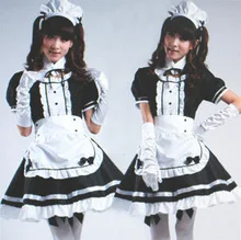 Ir 2021. Black Gudrs Lolita Meitene Tērpus Franču Meitene Kleita Meitenēm Sieviete Amīnu Cosplay Kostīmu Viesmīle Puse Skatuves Tērpiem