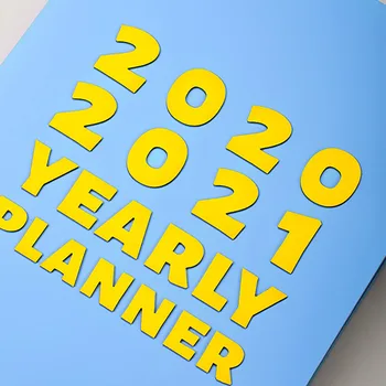 Ir 2021. Gads A5 Piezīmju Papīra Plānotāja Vāks A5 Papīra piezīmju Grāmatu DIY 365 Dienas Dienasgrāmata kalendārs Plānotājs Grāmatiņa Kancelejas Piederumi