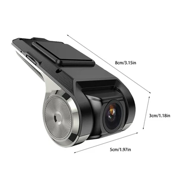Ir 2021. Jaunas Automašīnas DVR Kamera Video ierakstīšana USB WiFi / GPS / ADAS G-sensors Ierakstu Dash Cam