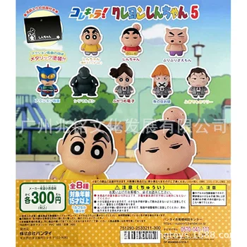 Ir 2021. Jaunas ielidošanas 8pcs/daudz Japānas Anime Crayon Shin-chan 30. gadu Jubilejas Izdevums PVC Rīcības Attēls Modeļu Lelle, Rotaļlietas Bērniem, Dāvanu