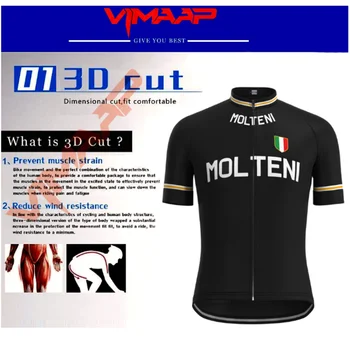 Ir 2021. Jauns Melnais MOLTENI Pro Cycling Team Īsām Piedurknēm MTB Maillot Ciclismo Vīriešu Velosipēds Izjādes Uzvalks Vasaras Elpojošs Velosipēdu Uzvalks Komplekts