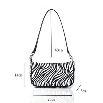 Ir 2021. Jaunu modes Govs zebra modelis soma ķēdes baltmaizi sievietes plecu crossbody soma Augstas kvalitātes dizainers Rokassomu un naudas maku
