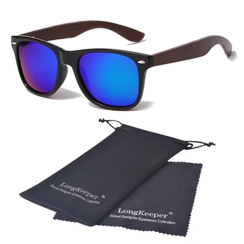 Ir 2021. Zīmola Dizainere Black Walnut Saulesbrilles Vīriešiem Polarizētās Koka Saulesbrilles Bambusa Brilles Vīriešu UV400 Braukšanas Koka Briļļu Soma