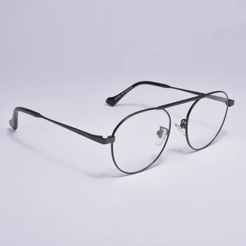 Itāļu Zīmola Izmēģinājuma formas brilles metāla optisko sievietes vīrieši brilles rāmis GG0744O Recepte Briļļu rāmis sievietes vīrieši