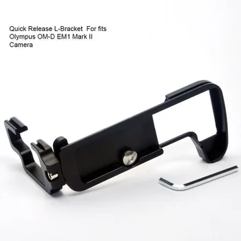 Izturīgs Ātri Atbrīvot L-Statīva Stiprinājuma Plāksne Bāzes Kamera Grip Roktura, Olympus O-MD E-M1 II OMD EM1 ( Mark II ) Digitālā Fotokamera