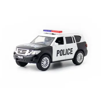 JACKIEKIM Rotaļlietas/Lējumiem Modelis/1:36 Skala/Japāna Nissan Patrol Y62 SUV/Pull Atpakaļ Auto/Durvis Openable/Izglītības Ieguves/Dāvanu/Mazulis