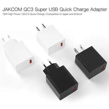 JAKCOM QC3 Super USB Ātrās Uzlādes Adapteris Jauns produkts kā automašīnas lādētājs bezvadu uztvērējs sajauc 3 5g multi qi akumulators