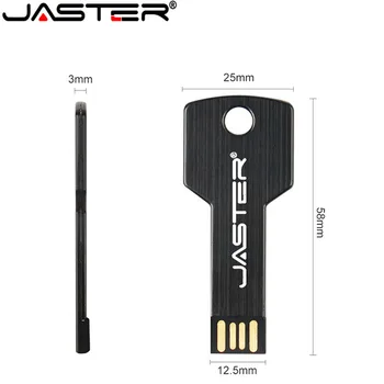 JASTER Taustiņu Forma USB Flash Drive Ūdensizturīgs Pen Drive 64GB USB Stick 32GB 16GB USB Atmiņas karte memory Stick Pendrive Pielāgot Logo