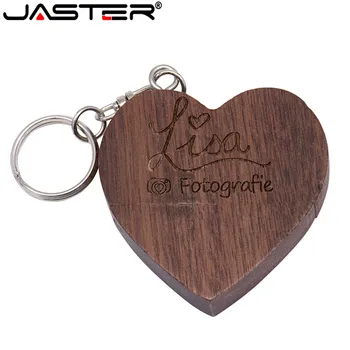 JASTER USB 2.0 Koka Sirds Flash Drive Pendrive 128GB 64GB, 32GB 4GB U Diska Atmiņas karti memory Stick foto dāvanas, bezmaksas custom logo