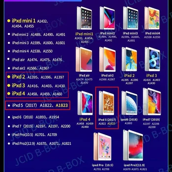 JC B-B Ailē 30pin Violeta Ekrāna Adapteris iPad 2/3 Cietā Diska SN Lasījumā Rakstot Atbalstīt Visus Purple box