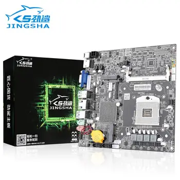 JINGSHA HM65 Dapper mini ITX Intel HM65 PGA 989 mātesplati ar līdz 8 gb DDR3 un mini SATA3 mini PCIE slots atbalsta WiFi