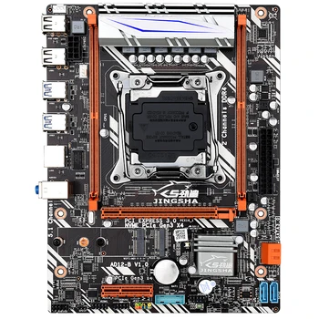 JINGSHA X99 D4 placa bāzes combo con Xeon E5 2678 V3 LGA2011-3 CPU 2 asv dolāriem X 8GB = 16GB 2400MHz DDR4 de memoria M-ATX USB3.0 SATA3
