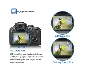 JJC LCP-G7X LCD Aizsargs Filmu Ekrāna Aizsargs (2 Komplekti) Canon Powershot G1X Mark III,5X, G7X, G9X, G7X Mark II,EOS M100,EOS M6,