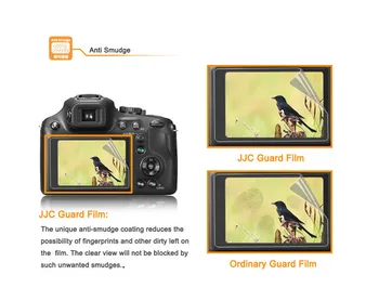 JJC LCP-G7X LCD Aizsargs Filmu Ekrāna Aizsargs (2 Komplekti) Canon Powershot G1X Mark III,5X, G7X, G9X, G7X Mark II,EOS M100,EOS M6,