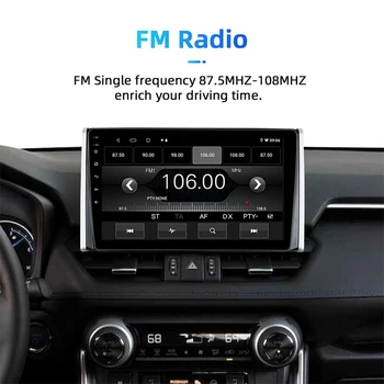 JMANCE Android 10 Carplay Toyota RAV4 XA50 2018 - 2020 Auto Radio Multimediju Video Atskaņotājs Navigācija GPS Nav 2din 2 din DVD