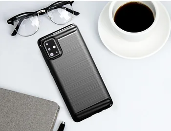 Ja Samsung Galaxy A71 krāsa Melns (Black), oglekļa sērijas, caseport