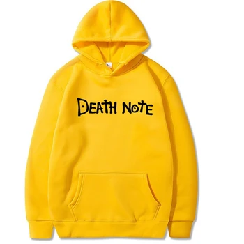 Japāņu Anime Death Note Pelēkā Vārna Garām Piedurknēm Zaudēt Unisex Drēbes