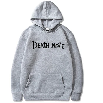 Japāņu Anime Death Note Pelēkā Vārna Garām Piedurknēm Zaudēt Unisex Drēbes