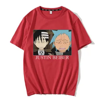 Japāņu Anime Jaunu Vīriešu Soul Eater T Krekls Modes Drukāt Tshirt Vasaras Mens Jaunums Kokvilnas ar Īsām Piedurknēm T-krekls Vīriešiem Smieklīgi Topi