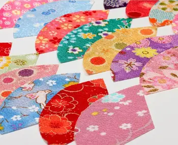 Japāņu vēja rievotās retro apdrukāta kokvilnas nozares Šūšanas Audu kimono audumu plāksteris darbu Raibs Tilda Auduma 20pc/daudz