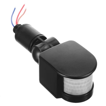 Jaunais LED PIR Kustības Sensors Kustības Sensors Sienas Gaismas Infrasarkano Kustības Sensoru Detektoru Prožektors, Apgaismojuma Slēdži Rīku, 110-220V