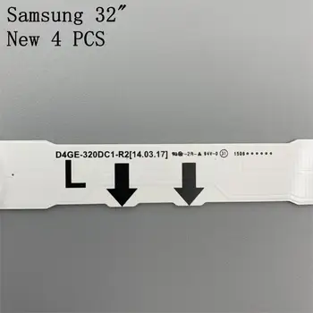 Jaunas 4 GAB. 7LED 647mm LED apgaismojums sloksnes Samsung UE32J5500AK D4GE-320DC1-R2 D4GE-320DC1-R1 Bn96-30443A 30442ASVS32FHD