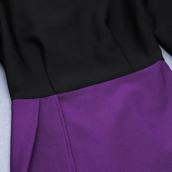 Jaunas Ziemas Stila Seksīgi Raibs Midi Violeta Sadalīt Sieviešu Bodycon Pārsējs Kleita Ir 2021. Dizaineru Modes Pusei Klubu Kleita Vestido