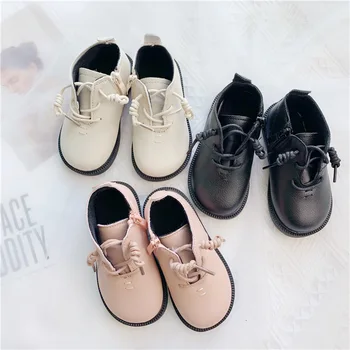 Jaunas meiteņu kurpes 2020. gada rudens un ziemas bērnu zābaki bērnu Pu kurpes 3 krāsu baby baby