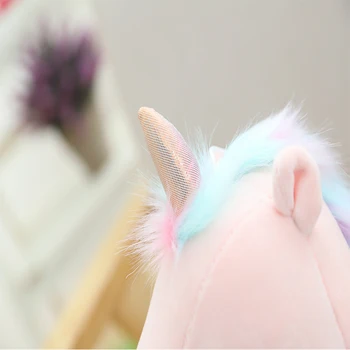 Jauni Mīksti Un Gudrs Unicorn Rotaļlietas, Plīša Rotaļlietas Dzīvnieku Zirgu Bērnu Lelle Dzimšanas dienas Dāvanu 25CM