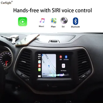 Jauno Apple CarPlay un Android Auto Pārbūves Jeep Cherokee Komandieris Kompass Grand Cherokee Atbalsta AirPlay Google Karte Siri