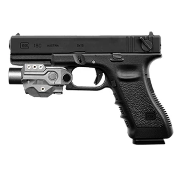 Jauns Produkts Taktiskās Zaļā Lāzera Redzes un LED Gaismas, Kombinētais Saprātīga, lai Picatinny Weaver Sliedes Pistole Handgun Gloks Medības