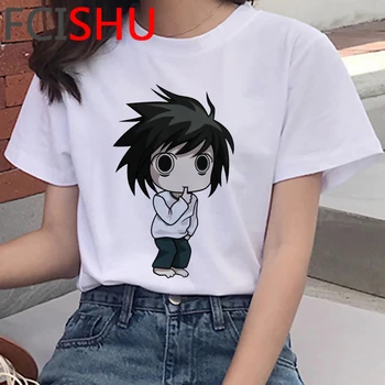 Jauns Smieklīgi Septiņi Nāves Grēki T Krekls Sievietēm Anime Death Note T-krekls Solījumu Neverland Atdzist Fullmetal Alchemist Tshirt Sieviete
