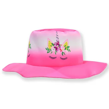 Jauns bērnu apģērbu zvejnieka cepure Unicorn girls karikatūra vasaras cepure bērnam saules aizsardzības, saules cepure