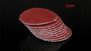 Jaunu 100gab 50mm Slīpēšana Papīra Sander Disku 2 Collu 40-7000# Self-adhesive flocking smilšpapīrs Smilšu Papīra Abrazīvie Instrumenti,