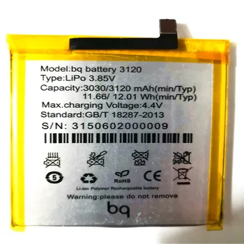 Jaunu 3120(1ICP5/60/71) Akumulatora BQ Aquaris M5 Batterie Bateria 3120mAh ar Remonta Instrumenti
