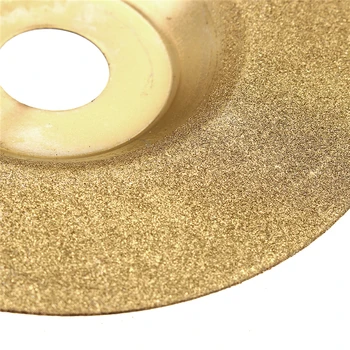 Jaunu 4inch Stikla Keramikas Granīta Zelta Dimanta Zāģa Asmeni Disku Augstas Kvalitātes Griešanas, Slīpēšanas Ripu Slīpmašīna 100x16mm