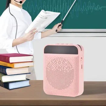 Jaunu Bezvadu Balss Pastiprinātājs Bluetooth Skaļruni ar Mic Vairāku Ciparu Displejs Megaphone Atbalsta MP3 un FM Radio Skolotājs