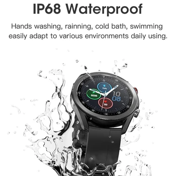Jaunu EKG Smart Skatīties Vīrieši Bluetooth Zvanu L-19 IP68 Ūdensnecaurlaidīga ar skārienekrānu Smartwatch Sieviešu Multi-Mode Sporta Android, IOS