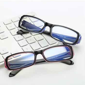 Jaunu Gatavo Tuvredzība, Optiskās Brilles Vīrieši Sievietes studentu Briļļu pārklājumu objektīva 4 krāsas rāmis recepšu Brilles -50 lai -400