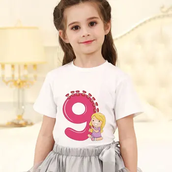 Jaunu Ierakstu Laimes Dzimšanas Dienā, Digitālā Korejiešu Dizaina Zēnu Drēbes Dāvanu Smieklīgi Cute Meitenes, Krekli Ar Īsām Piedurknēm Bērniem Tshirt Kawaii Vogue